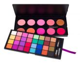 Paleta 10 blush e 32 tons de sombras