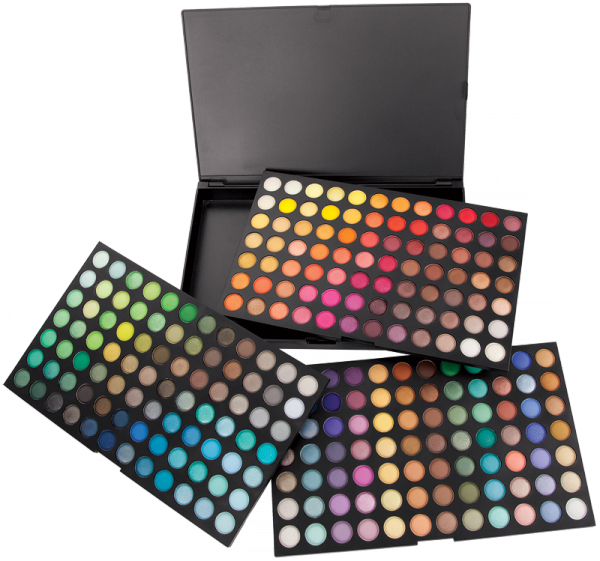 Paleta com 252 tons de sombras